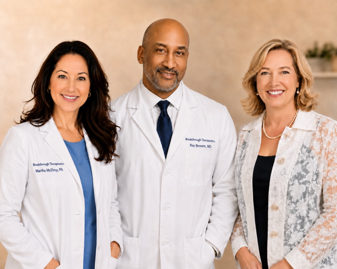 A Breakthrough Therapeutics clinician providing attentive, medically monitored care